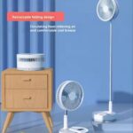 Long-pole Rechargeable Foldable Fan