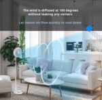 Long-pole Rechargeable Foldable Fan - Image 3