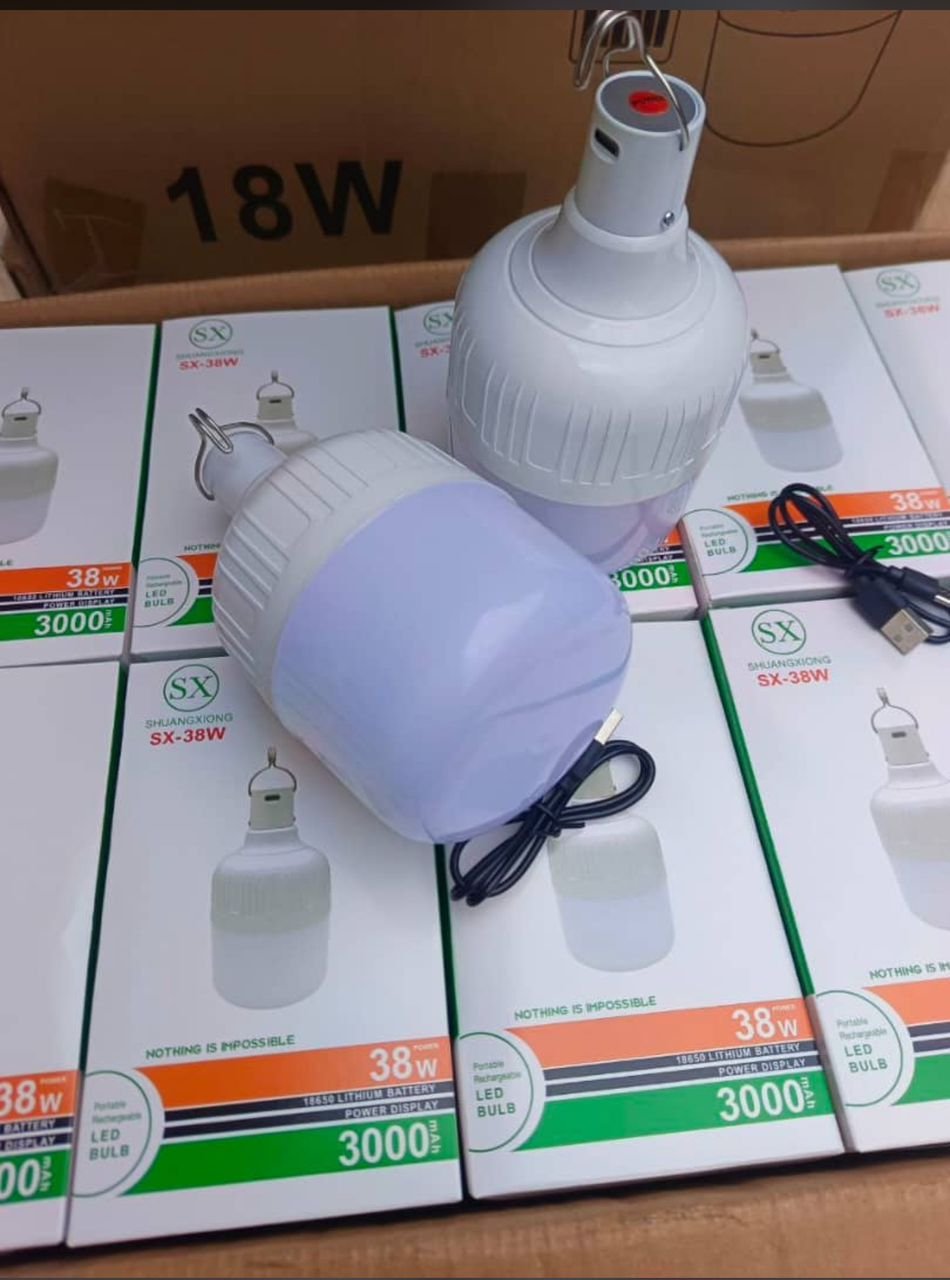 2025/10/1002200077.jpg 38watt Rechargeable Bulb - Image 1