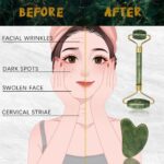 Jade Roller And Gua Sha Facial Massage Tool Set - Image 2