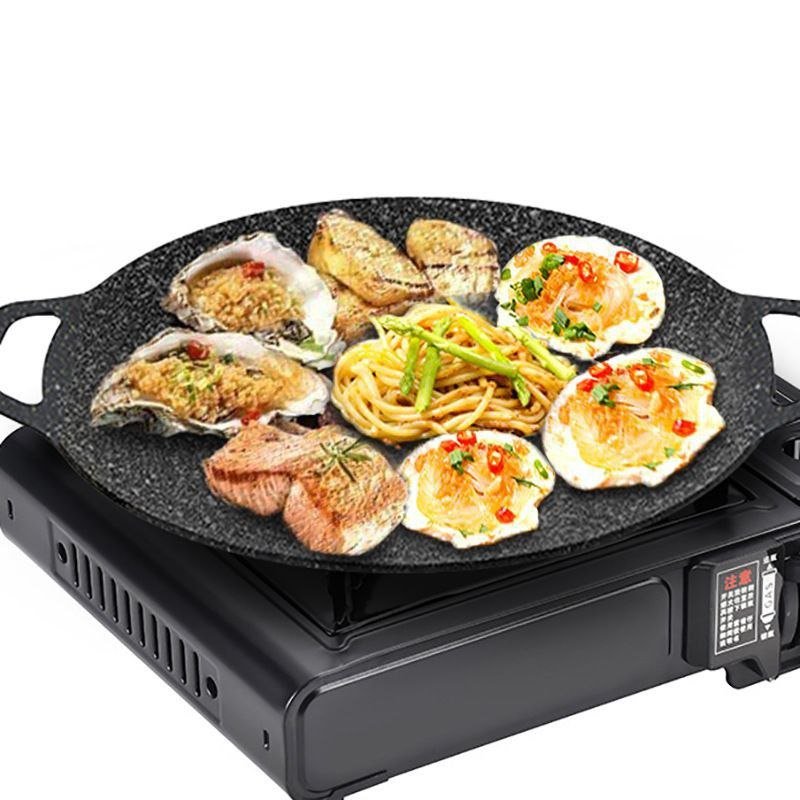 2025/12/1002572843.jpg Non-stick Flat Korean BBQ Grill Pan - Image 1