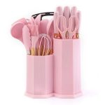 Octagon 19pcs Silicone Cookware Set - Image 4