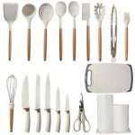 Octagon 19pcs Silicone Cookware Set - Image 2