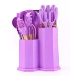 Octagon 19pcs Silicone Cookware Set - Image 5