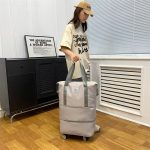 Collapsible Luggage Bag with Wheels - Image 2