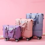 Collapsible Luggage Bag with Wheels