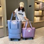 Collapsible Luggage Bag with Wheels - Image 4