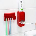 Toothpaste Dispenser with Brush Holder - Image 2