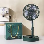 Rechargeable Foldable Green Fan