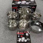 Zepter 12pc German Stainless Steel Cookware Set