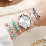 5pcs Women Watch and Bracelet Gift Set - Image 2