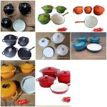 FLG-2 7pcs Set of Enamel Cast Iron Cookware - Image 2