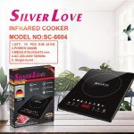Silver Love Black Induction Cooker 2200watts