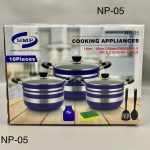 NP-05 10pcs Set of Non-stick Pots