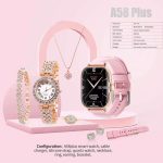 A58 Plus Smartwatch and Jewelry Gift Set - Image 2