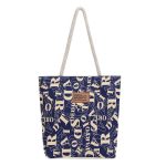 Blue Graffiti Tote Bag