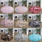 Round Fur Mat (80 by 80cm)