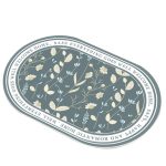 Round Floral Mat (50×80cm) - Image 4