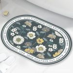 Round Floral Mat (50×80cm) - Image 3