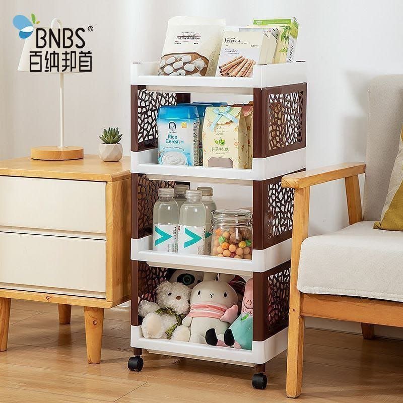 2026/06/1003388683.jpg 4-Layer Multipurpose household trolley restocked. No wheels. - Image 1