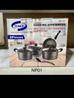 NP-01 SMP 8pcs set of non-stick pots - Image 2