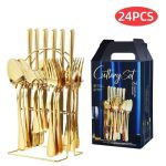 24pcs Hanging Cutlery Set