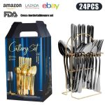 24pcs Hanging Cutlery Set - Image 5