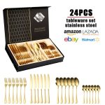 24pcs Case Cutlery Set