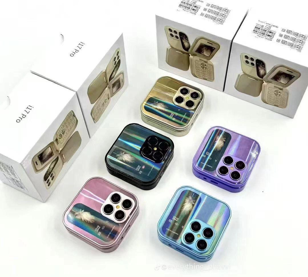 i17 Pro Mini Flip Phone