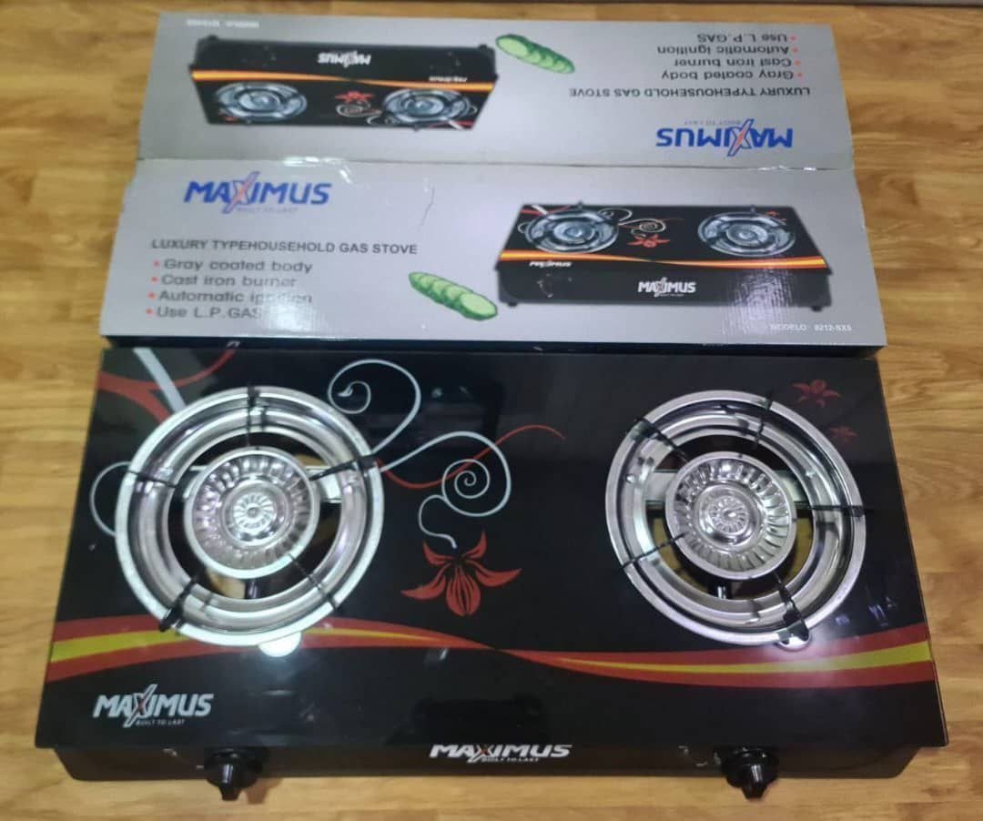 2026/08/1003510596.jpg Maximus Glass Face Gas Cooker - Image 1