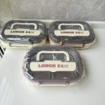 Lunch Box 4-Slot Insulated Partitioned Plate