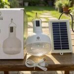 19W Rechargeable Bulb with Solar Panel