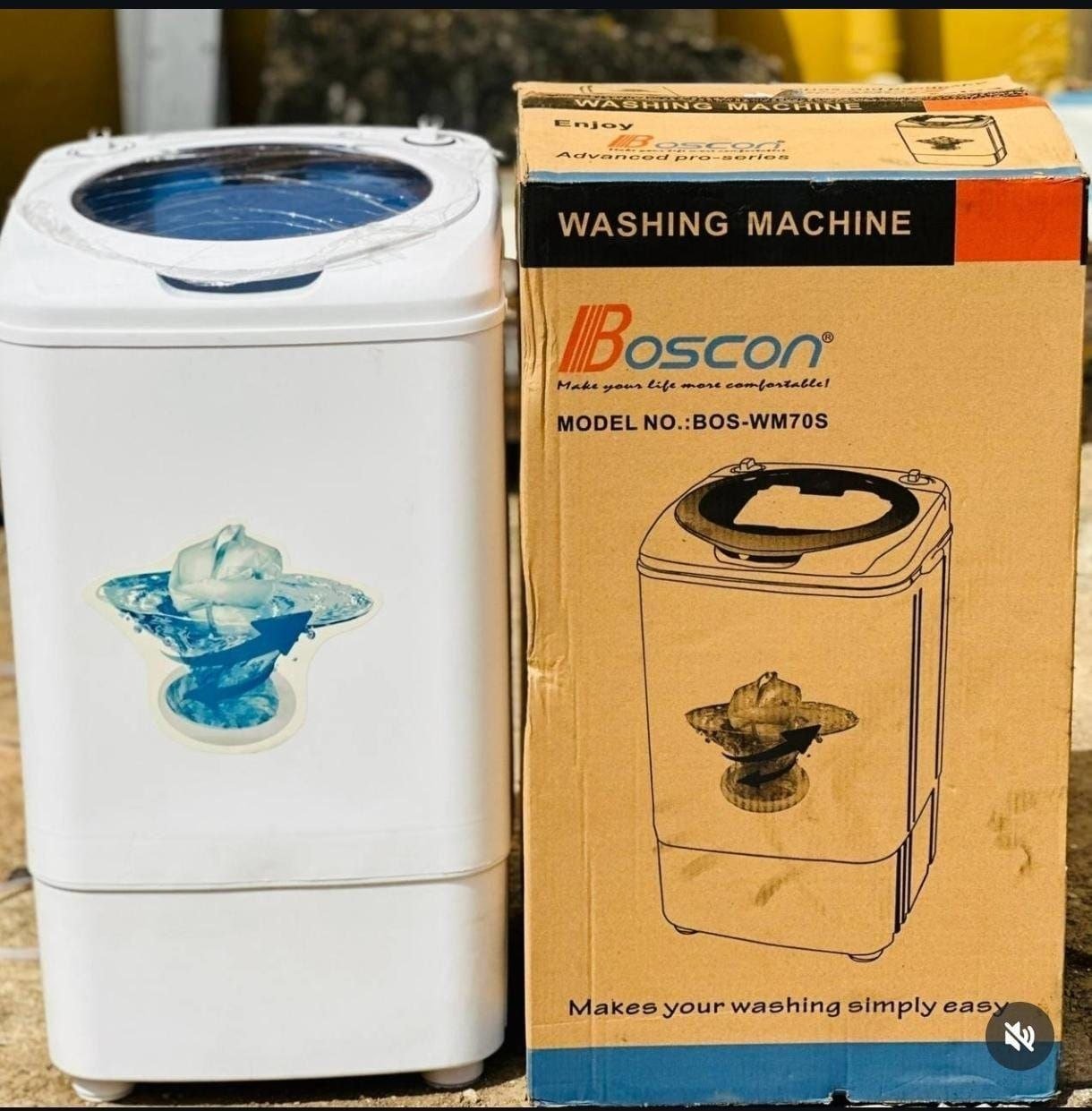 2026/09/1003562864.jpg Boscon 7kg Single Tub Washing Machine - Image 1