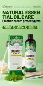 Mint Oil-pulling Whitening Mouthwash Oil. 315ml - Image 2