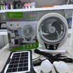 SX 8inches 4in1 Solar Rechargeable Table Fan